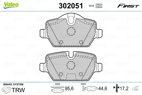 Valeo Remblokset 302051