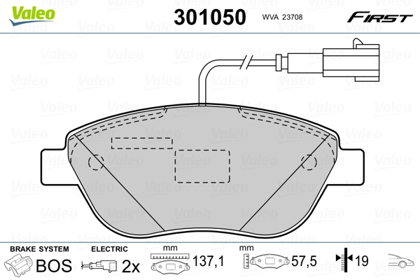 Valeo Remblokset 301050