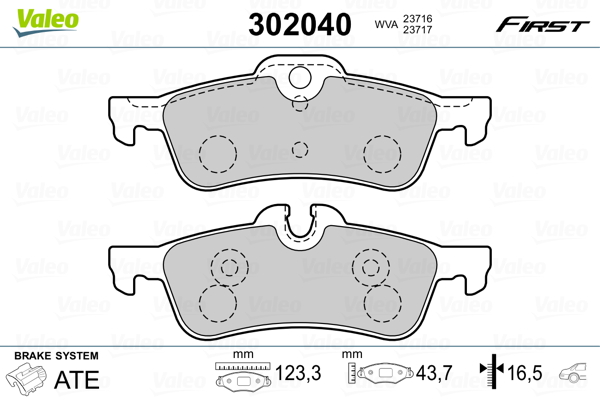 Valeo Remblokset 302040