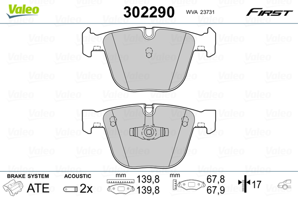 Valeo Remblokset 302290