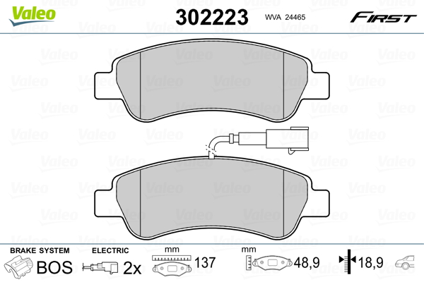 Valeo Remblokset 302223