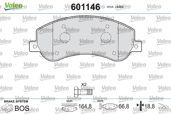 Valeo Remblokset 601146