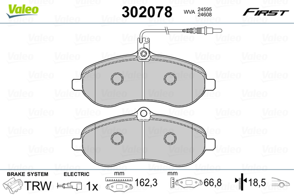 Valeo Remblokset 302078