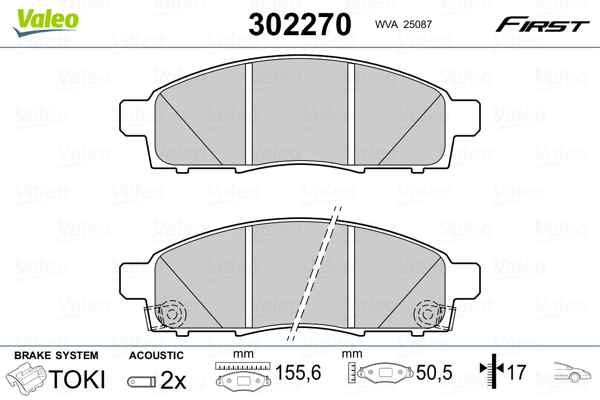 Valeo Remblokset 302270