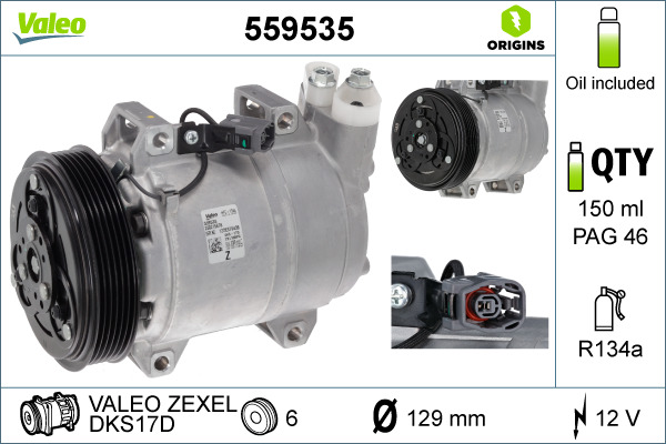 Valeo Airco compressor 559535