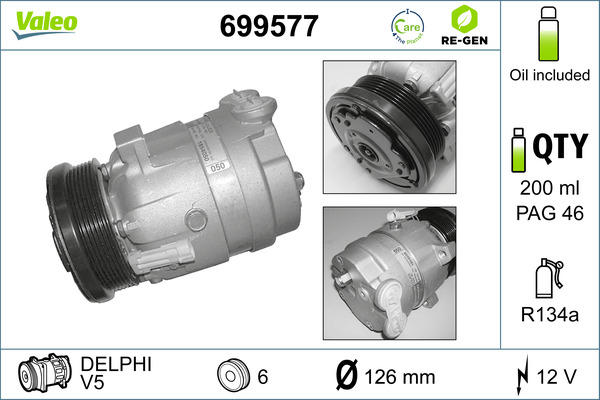 Valeo Airco compressor 699577