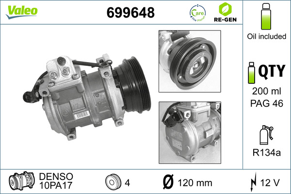 Valeo Airco compressor 699648