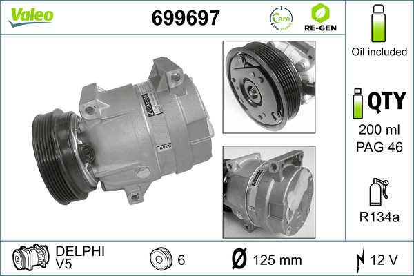 Valeo Airco compressor 699697