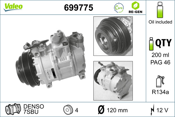Valeo Airco compressor 699775