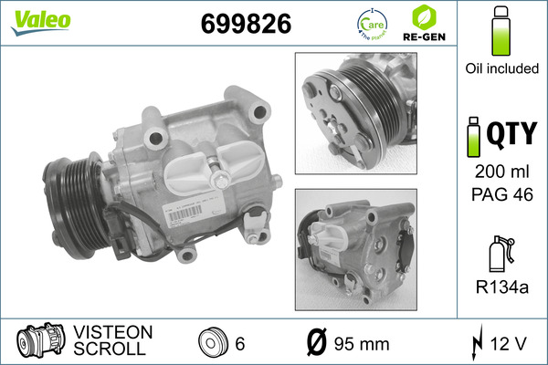 Valeo Airco compressor 699826