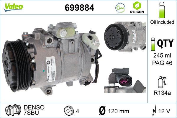 Valeo Airco compressor 699884