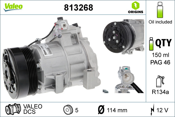 Valeo Airco compressor 813268