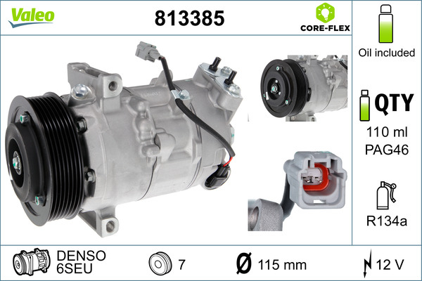 Valeo Airco compressor 813385