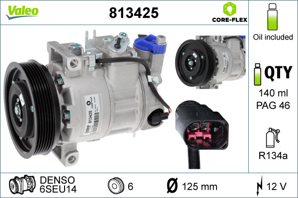Valeo Airco compressor 813425
