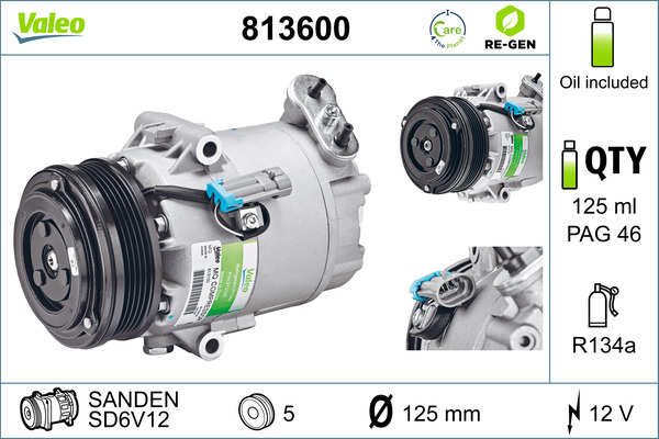 Valeo Airco compressor 813600