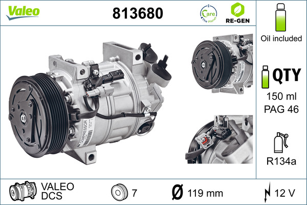 Valeo Airco compressor 813680