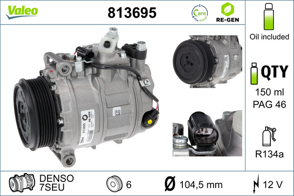 Valeo Airco compressor 813695