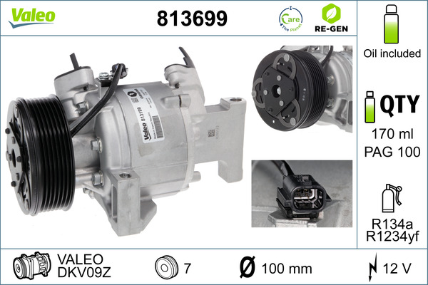 Valeo Airco compressor 813699