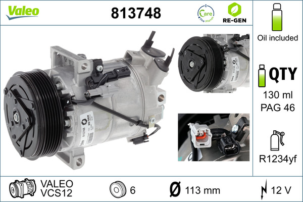 Valeo Airco compressor 813748