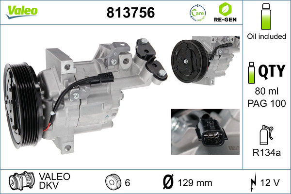 Valeo Airco compressor 813756