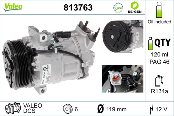 Valeo Airco compressor 813763