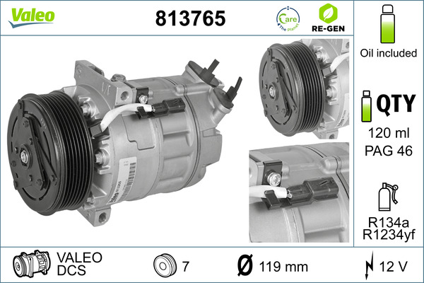 Valeo Airco compressor 813765