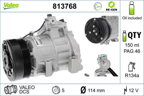 Valeo Airco compressor 813768