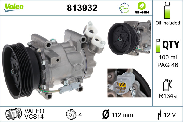 Valeo Airco compressor 813932