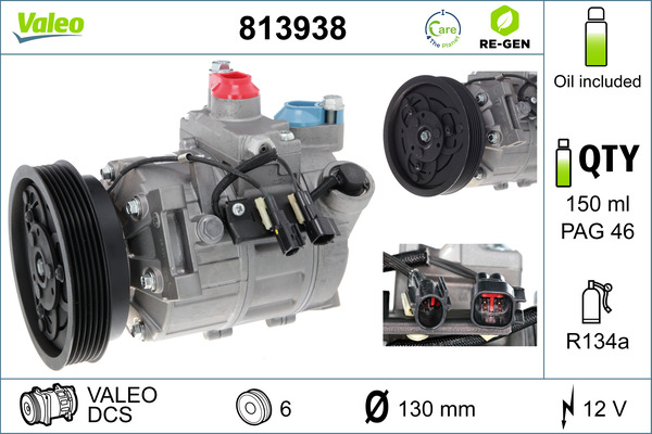 Valeo Airco compressor 813938