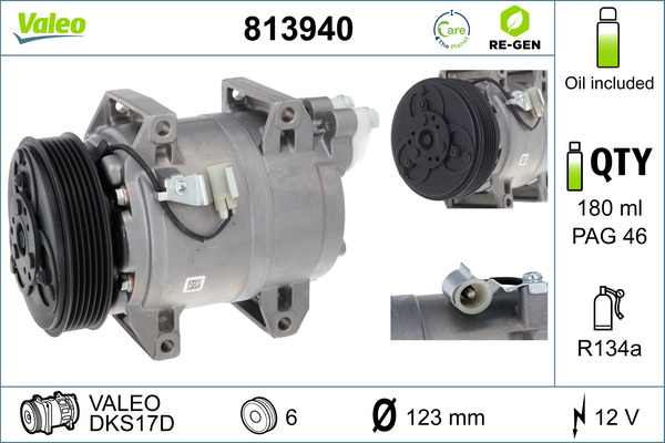 Valeo Airco compressor 813940