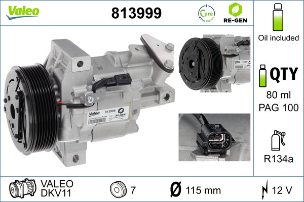 Valeo Airco compressor 813999