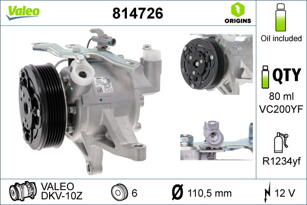 Valeo Airco compressor 814726