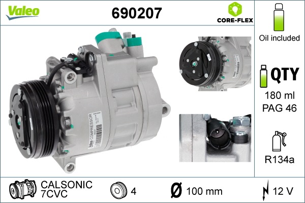 Valeo Airco compressor 690207