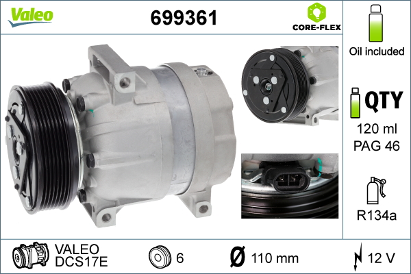 Valeo Airco compressor 699361