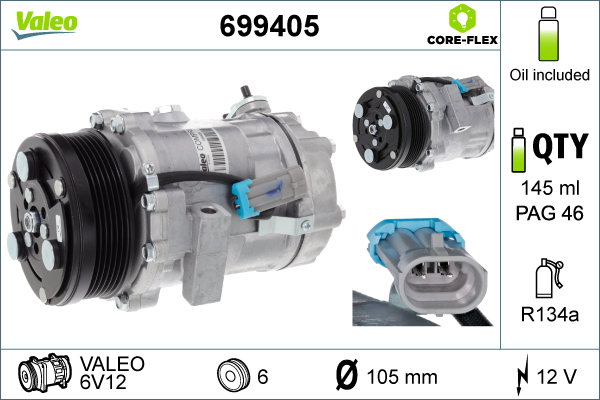 Valeo Airco compressor 699405