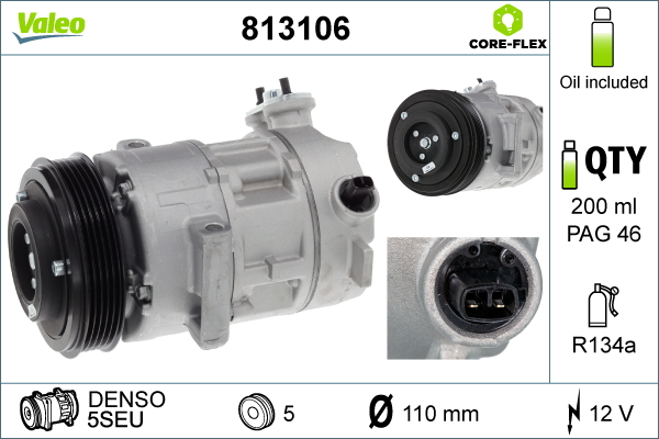 Valeo Airco compressor 813106