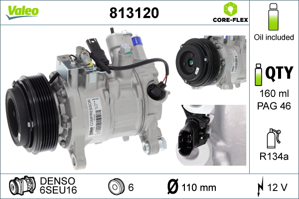Valeo Airco compressor 813120
