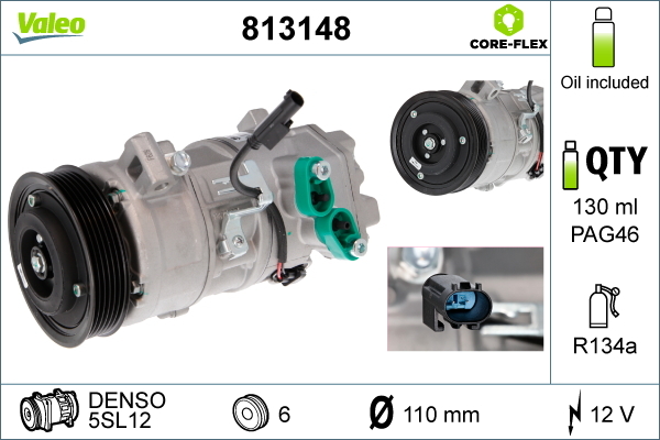 Valeo Airco compressor 813148