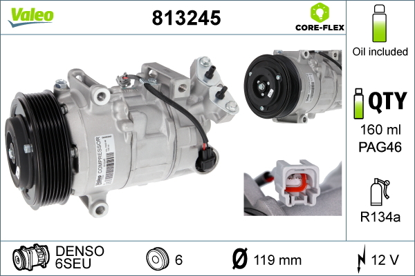 Valeo Airco compressor 813245