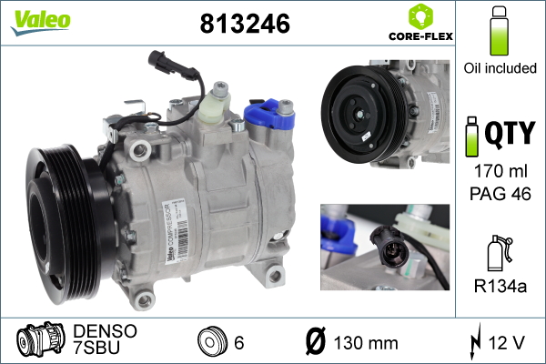 Valeo Airco compressor 813246
