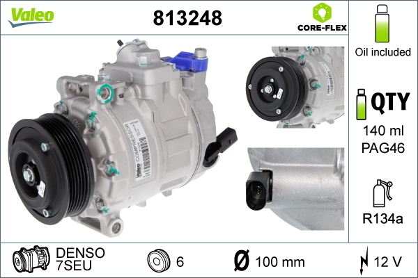 Valeo Airco compressor 813248