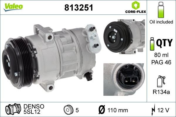Valeo Airco compressor 813251