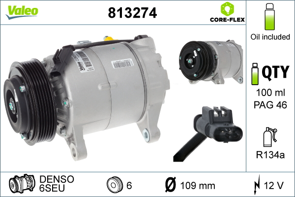 Valeo Airco compressor 813274