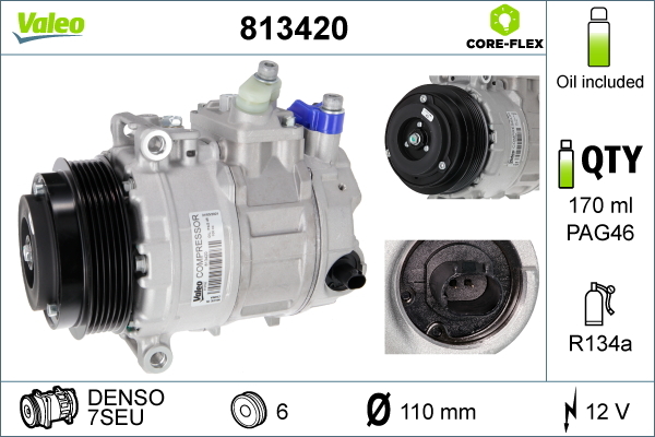 Valeo Airco compressor 813420