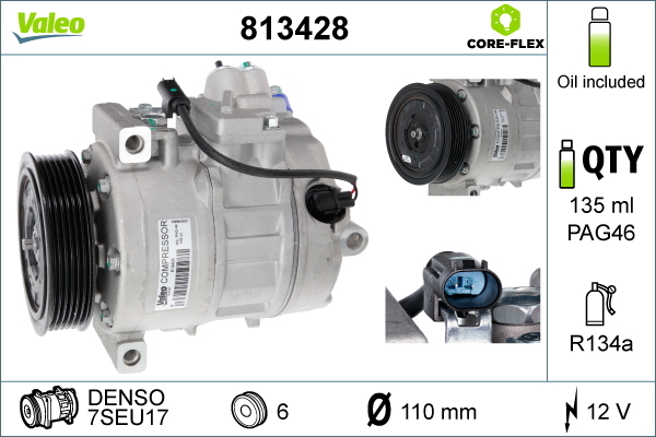 Valeo Airco compressor 813428