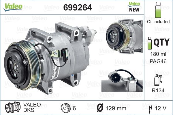 Valeo Airco compressor 699264