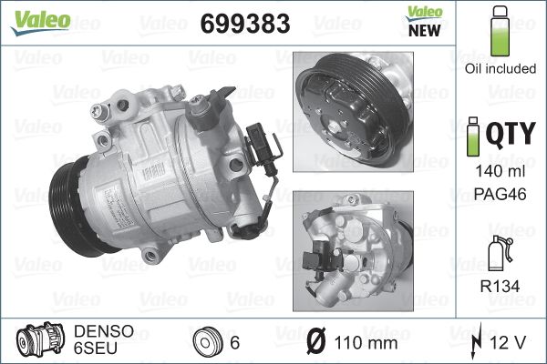 Valeo Airco compressor 699383