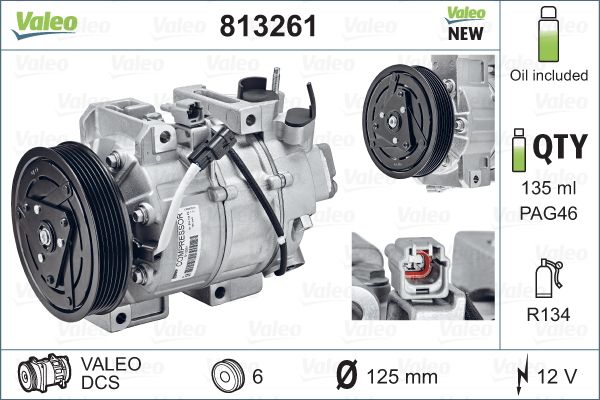 Valeo Airco compressor 813261