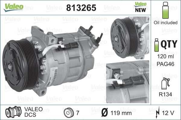 Valeo Airco compressor 813265