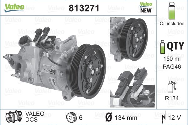 Valeo Airco compressor 813271